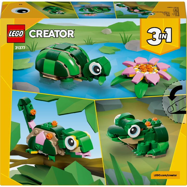 LEGO Creator Черепаха і квітка лілій водної (31377) — фото 5