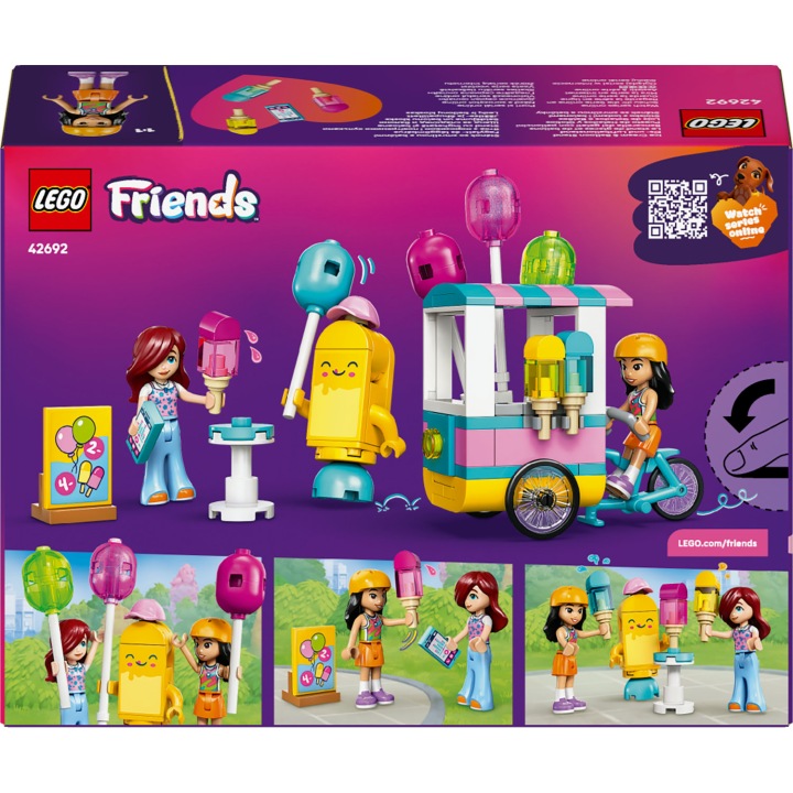 LEGO FRIENDS 42692 прилавок з морозивом і повітряними кульками мінілялечки LIANN і пейслі — фото 7