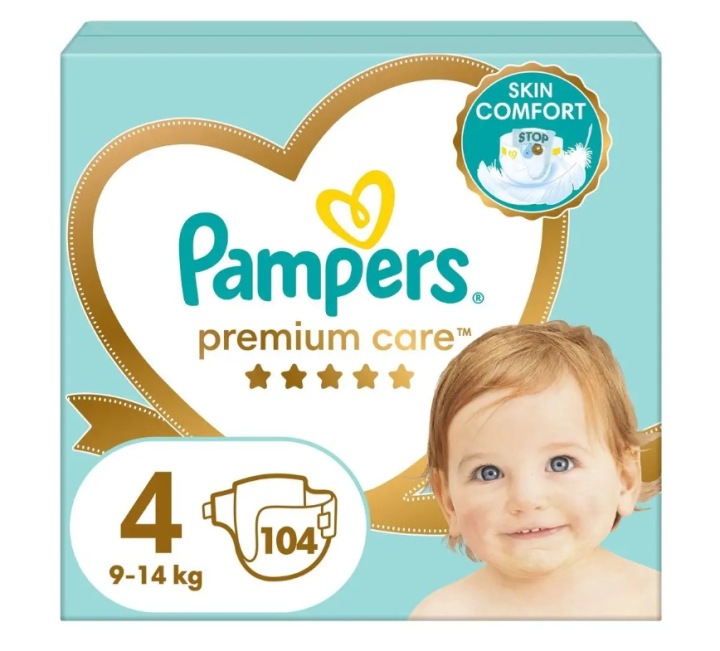 Підгузки Pampers Premium Care підгузки одноразові розм. 4, 104 шт., 9-14 кг — фото 3