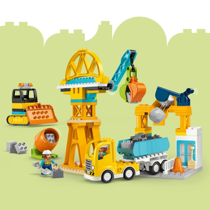 LEGO 10476 DUPLO Будівельний майданчик з транспортними засобами 3 в 1 — фото 3