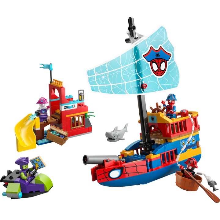 Конструктор LEGO MARVEL 11208 Корабель піратський команди Spidey’ego, набір +4 роки — фото 2