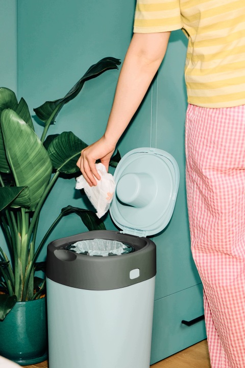Кошик для підгузків Tommee Tippee Twist & Click, синій — фото 2