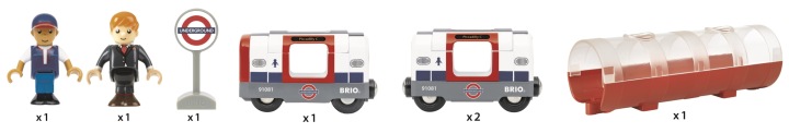 BRIO 36085 World Trains Edition: Лондонські metro на батарейки — фото 4
