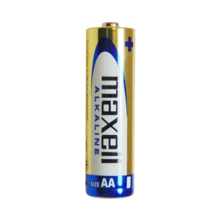 4 шт. Maxell AA LR6 - акумулятор лужний 1.5 В для пульта і радіо