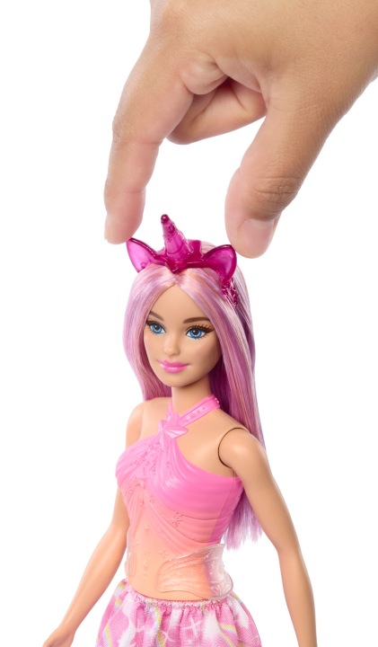 Лялька BARBIE DREAMTOPIA єдиноріг з довгими рожевими волоссям — фото 2