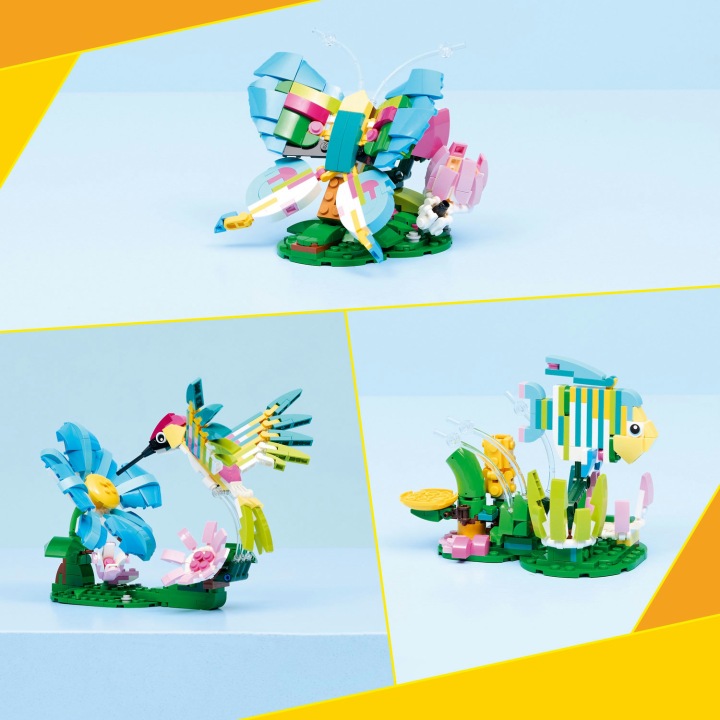 LEGO CREATOR 31384 Дикі тварини: кольоровий колібрі — фото 3