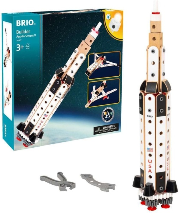 Конструктор BRIO BUILDER NASA Apollo Saturn V