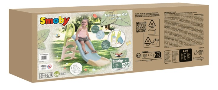 Гірка для дітей Smoby Life KS 150 см зі зволожувачем, синя — фото 5
