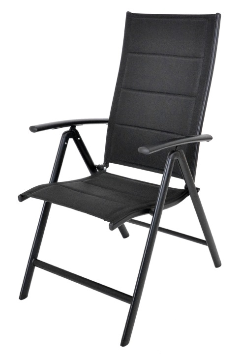 Rojaplast křeslo ZWC-235 hliníkové polohovací černá