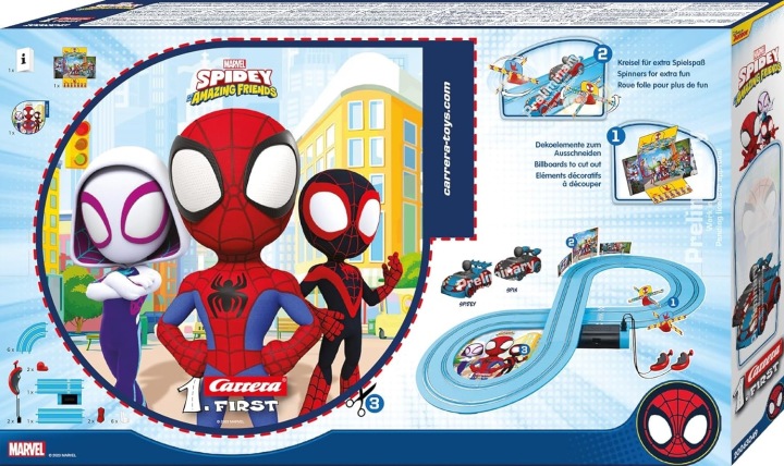 Carrera First 1 Трек автомобільний It's Spidey Time! 2,4 м 63049 (вживаний) — фото 7