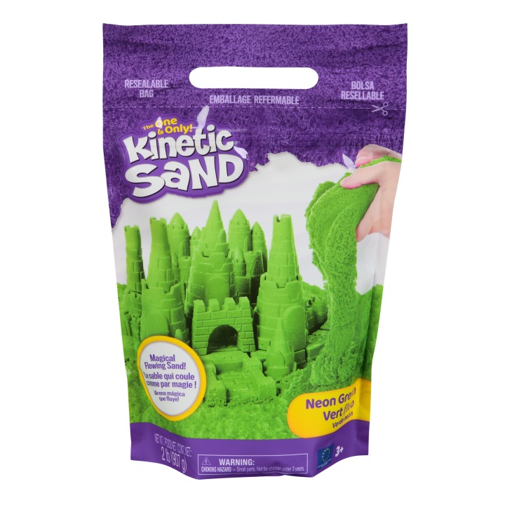 KINETIC SAND упаковка зеленого піску 0,9 кг — фото 8