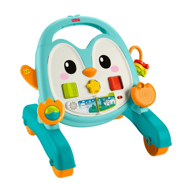 FISHER PRICE пінгвінчик музичний ходунки-каталка 2 в 1 іграшка для немовлят