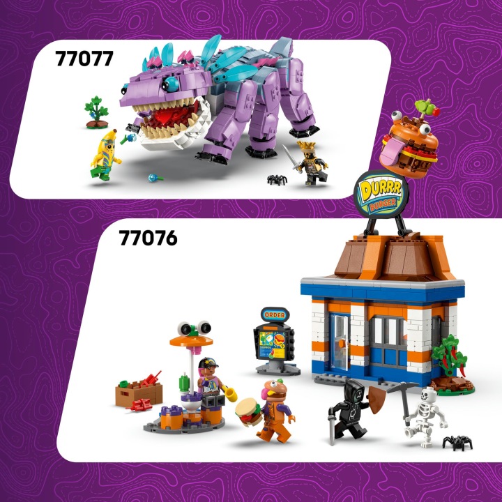 LEGO 77075 Fortnite Кутикули і Іскра та табір — фото 4