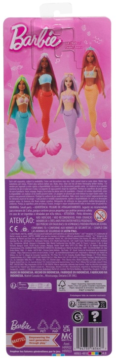 Лялька BARBIE SYRENKA бірюзовий хвіст бірюзово жовті волосся — фото 6