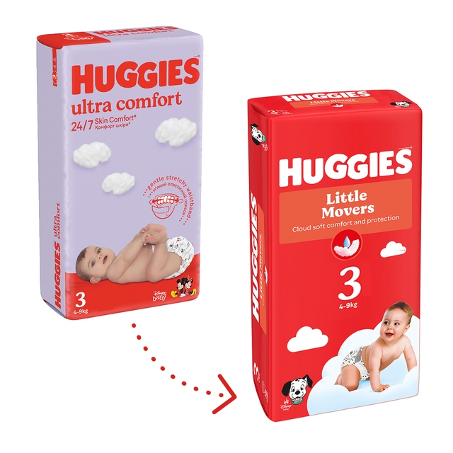 Підгузки HUGGIES Little Movers 5 11-25 кг (42 шт.) — фото 2