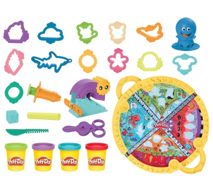 PLAY-DOH FOLD N GO ігровий килимок тісто для ліплення набір STARTERS килимок для гри F9143 (вживаний) — фото 2
