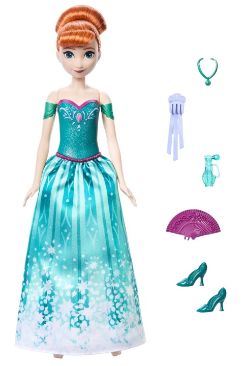 Лялька DISNEY FROZEN крижане серце Anna Покрути і відкрий JBG60 — фото 3