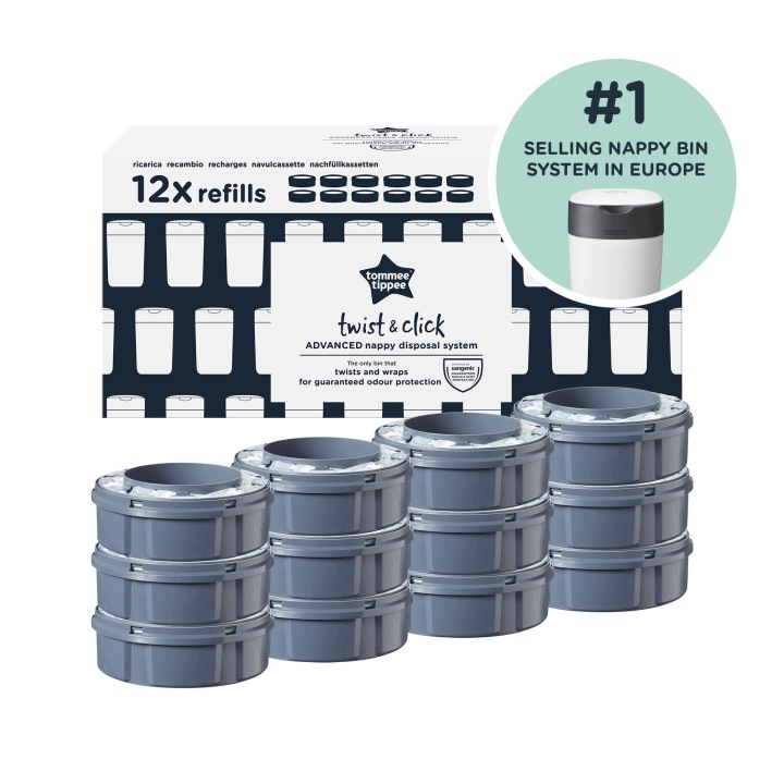 Tommee Tippee вкладиші для кошика для підгузків, 12 шт. — фото 4