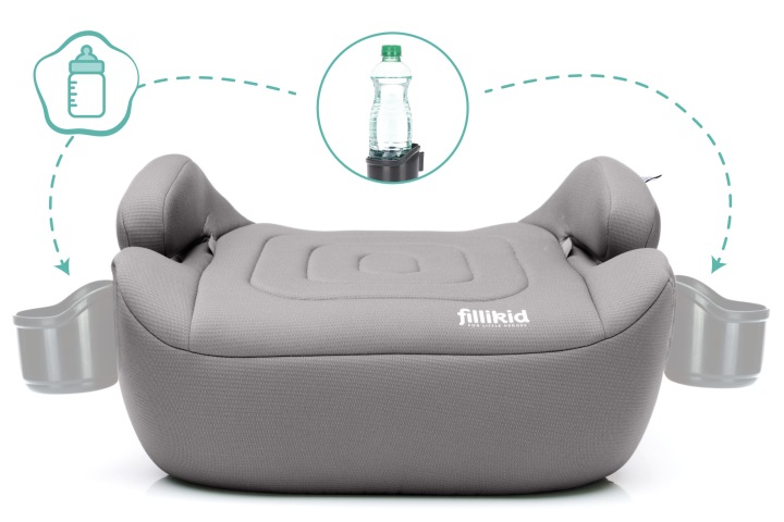 Fillikid Крісло Flip Deluxe Isofix i-size сірий — фото 2