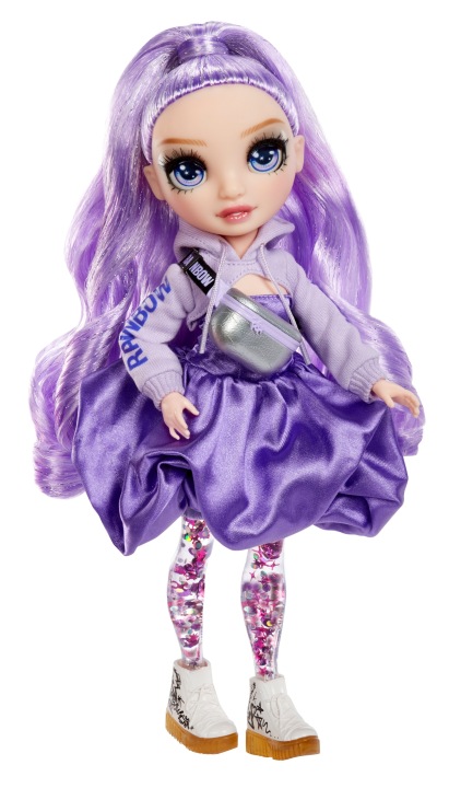 Rainbow High Модна Лялька Viola Sparkle Shine Фіолетова Fashion Аксесуари