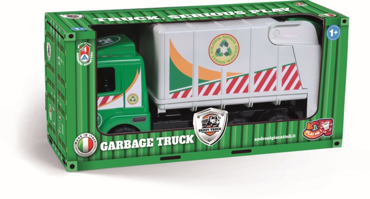 Сміттєвоз Androni Heavy Trucks з гумовими колесами - довжина 50 см — фото 3