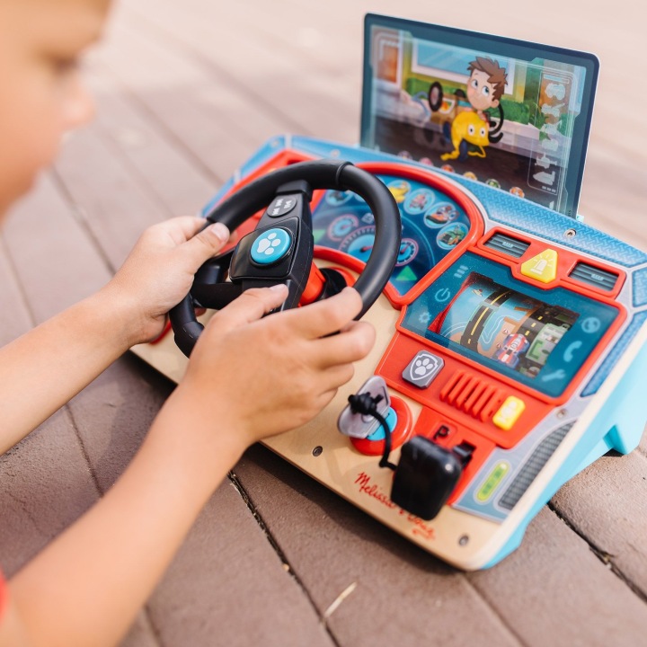 Melissa & Doug - Дерев'яна дошка приладова і кермо Щенячий патруль, — фото 3