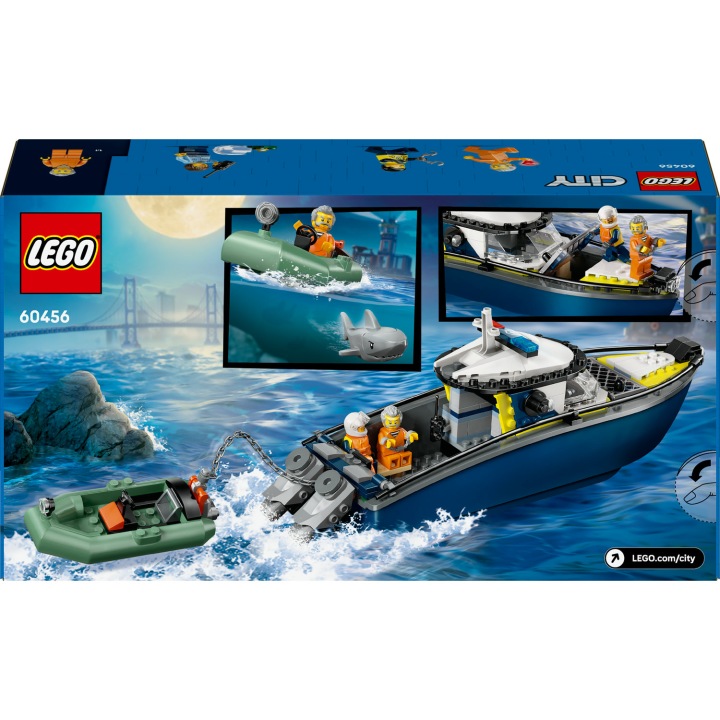LEGO City Погоня човном поліцейською, іграшка для дітей 60456 — фото 7