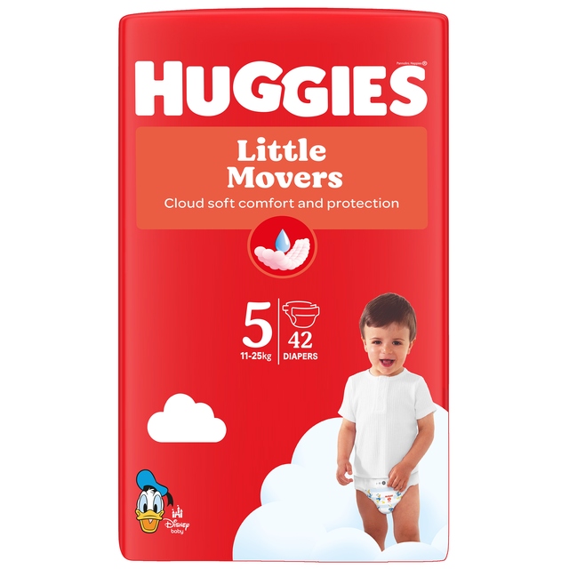 Підгузки HUGGIES Little Movers 5 11-25 кг (42 шт.)