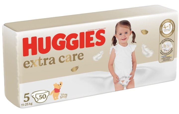 HUGGIES Підгузки Extra Care Мега розмір 5 для дітей 11-25 кг, 50 шт. — фото 2