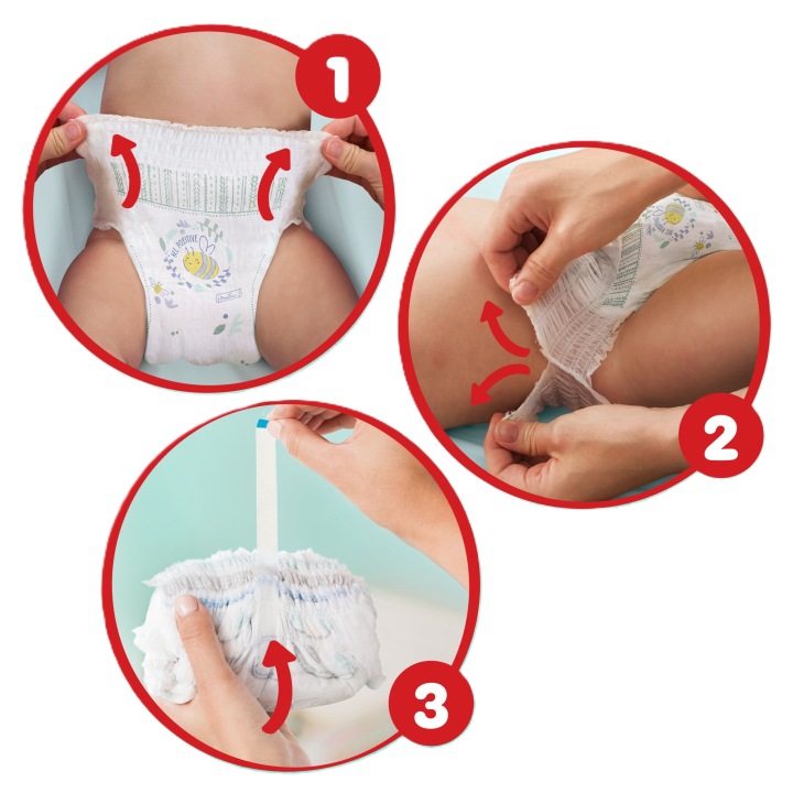 Підгузки Pampers Pants Трусики-підгузки, розмір 3, 62 шт., 6 кг-11 кг — фото 2