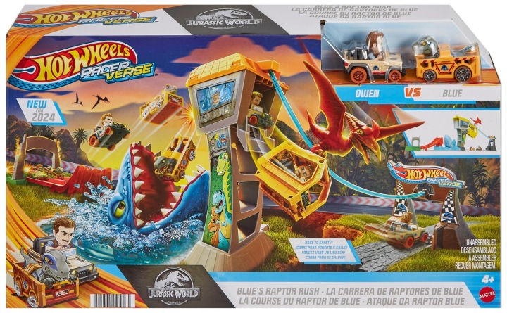 HOT WHEELS Racerverse Трек гоночний Jurassic World HTP12 — фото 7