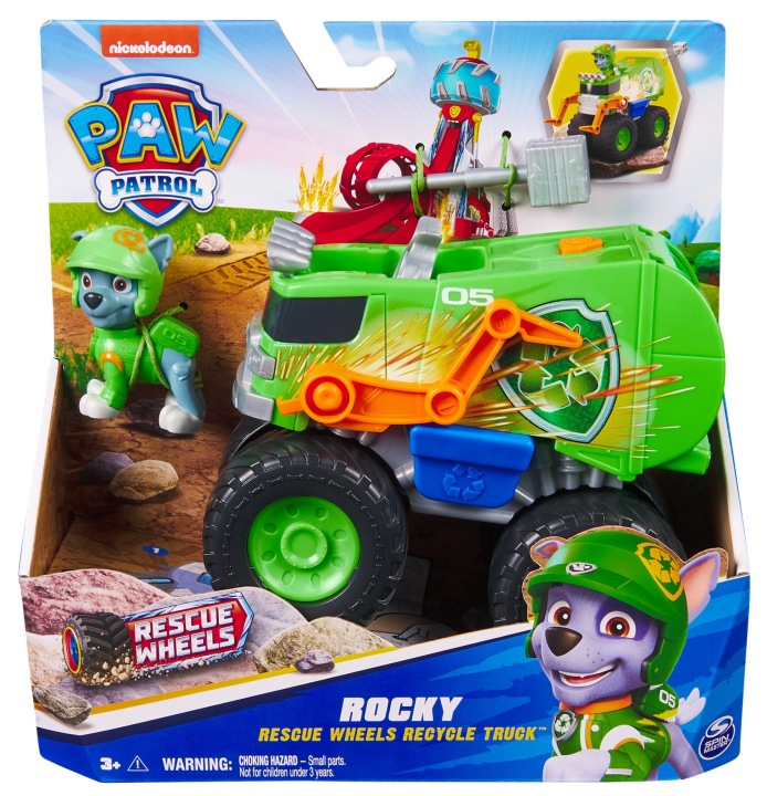 Psi Patrol Rescue Wheels сміттєвоз + фігурка Rocky !Опис! (виставковий) — фото 5
