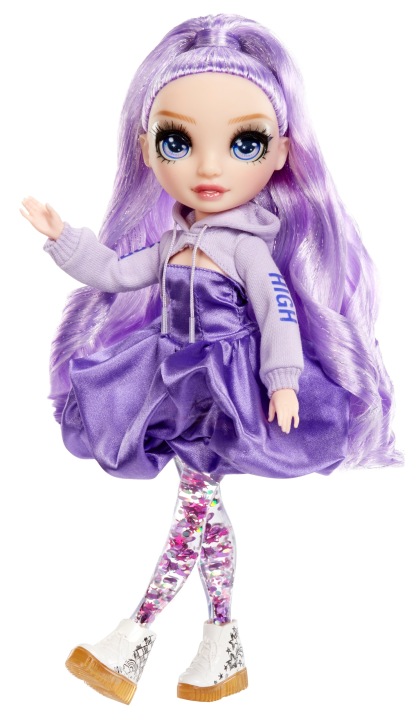 Rainbow High Модна Лялька Viola Sparkle Shine Фіолетова Fashion Аксесуари — фото 2