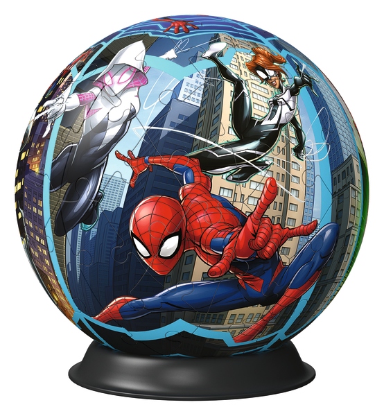 Пазли 72 елементи 3D Куля Spiderman Ravensburger — фото 2