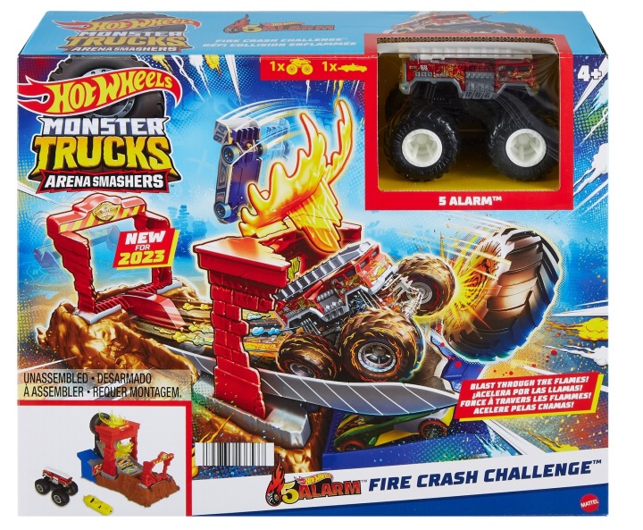 Hot Wheels Monster Truck Арена Smashers набір з машинкою 5 Сигналізація — фото 4