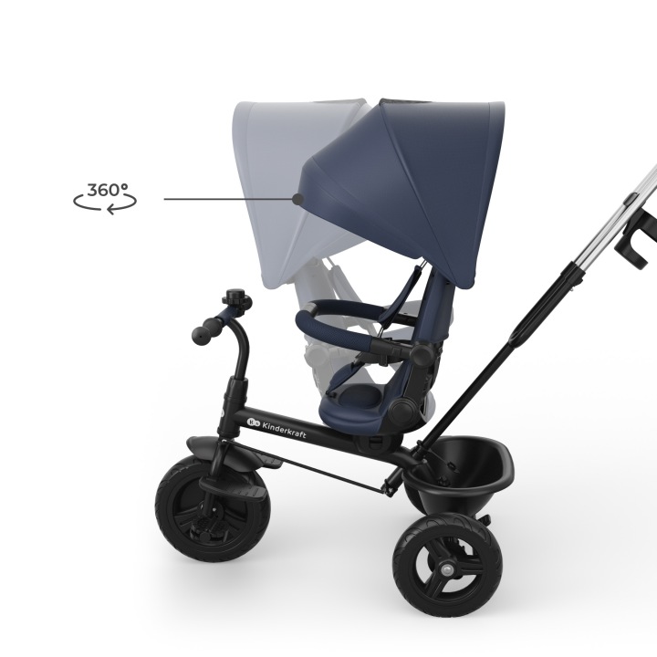 Велосипед триколісний KINDERKRAFT ASTON 2 PLUS для дитини багатофункціональний 1+ — фото 2