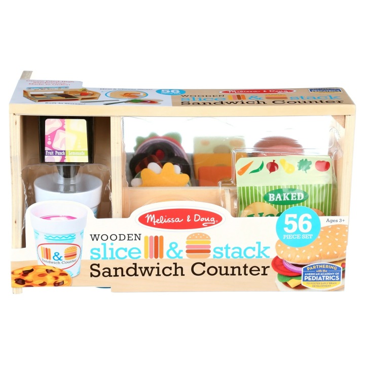 Дерев'яний BAR KANAPKOWY MELISSA&DOUG кухня ресторан для дітей 56 ел. — фото 5