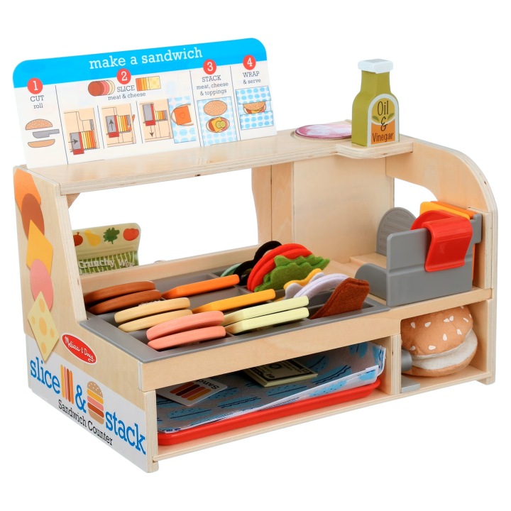 Дерев'яний BAR KANAPKOWY MELISSA&DOUG кухня ресторан для дітей 56 ел. — фото 2