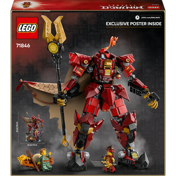 LEGO NINJAGO 71846 Робот вогняного лицаря — фото 7