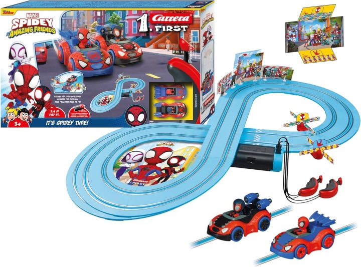 Carrera First 1 Трек автомобільний It's Spidey Time! 2,4 м 63049 (вживаний) — фото 2