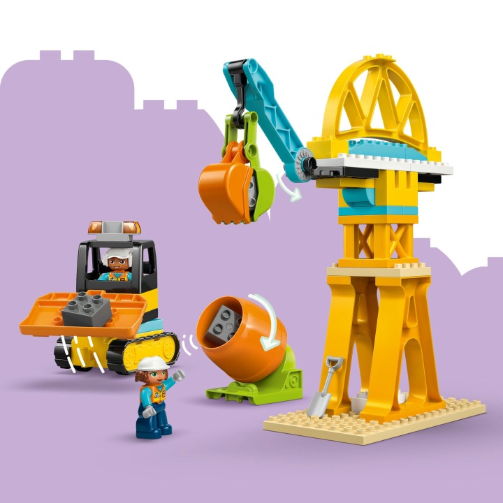 LEGO 10476 DUPLO Будівельний майданчик з транспортними засобами 3 в 1 — фото 4