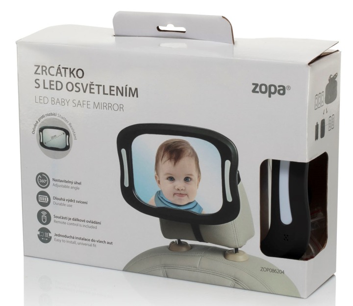 Zopa Дзеркальце Заднього виду Зі Світлодіодним Підсвічуванням — фото 6