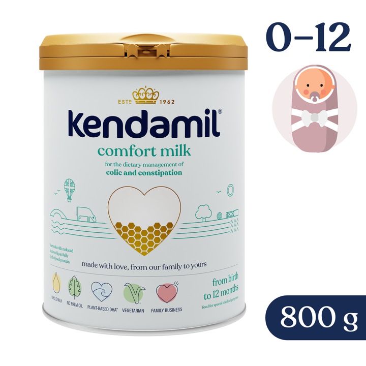Kendamil Comfort Молоко на кольки і закрепи для немовлят від народження 800 г