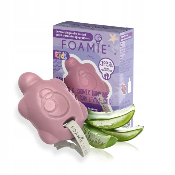 Foamie Шампунь і гель для душу 2 в 1 для дітей з ароматом персика, 80 г