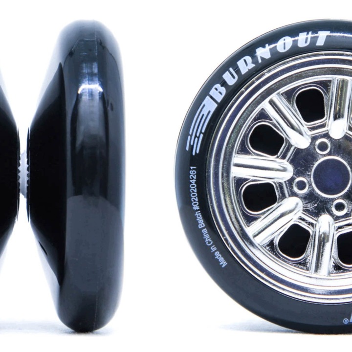 YoyoFactory Burnout Yoyo - для початківців йо-йо для фокусів, мотузка, чорний — фото 4