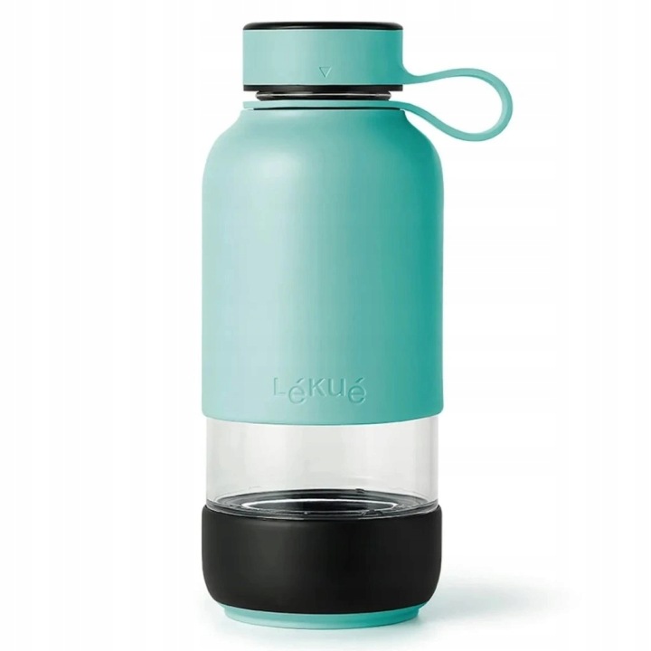 Láhev na vodu Bottle To Go 600 ml, tyrkysová, Lekue