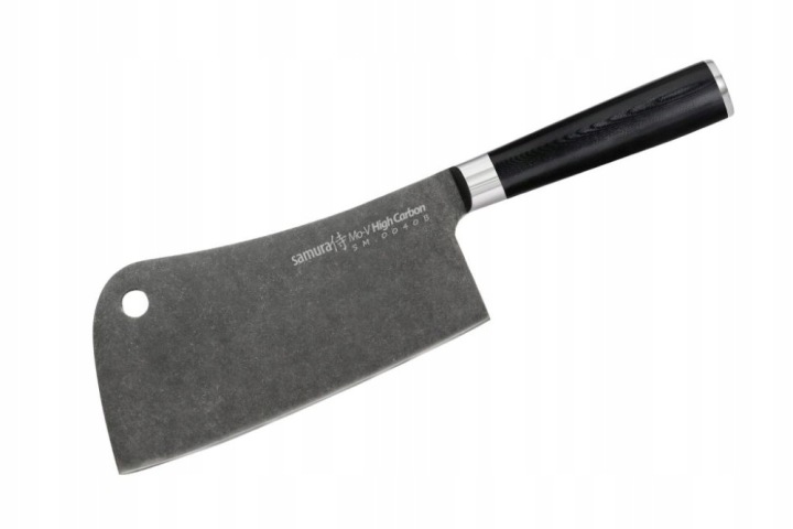 Samura Mo-v Stonewash Kuchyňský nůž sekáček 18 cm (SM-0040B)