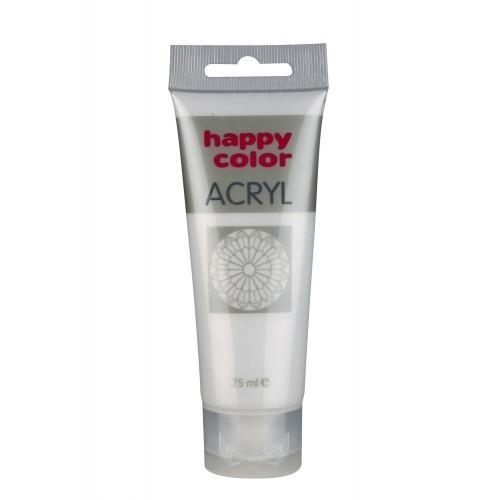 Farby akrylowe Happy Color srebrny 1 szt. 75 ml