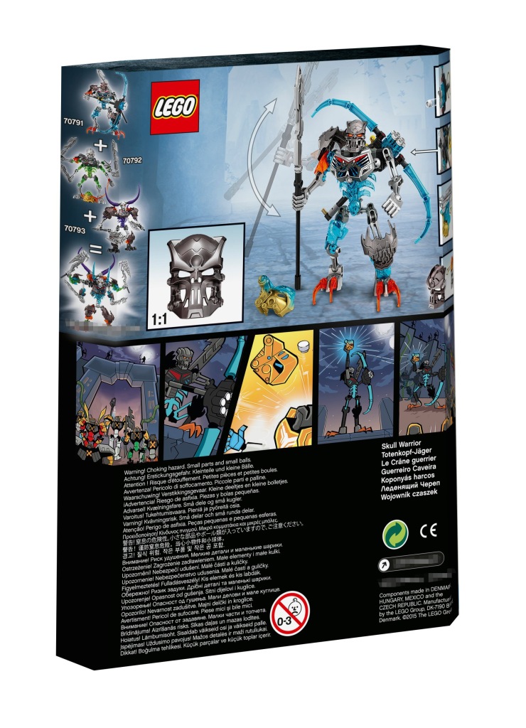 LEGO Bionicle 70791 Lego Bionicle 70791 Czaszkowy wojownik