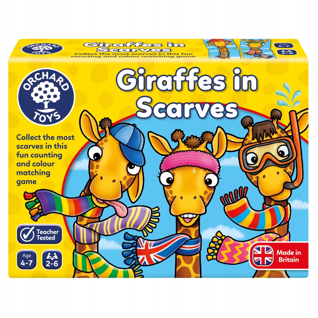 Gra planszowa Orchard Toys Giraffes In Scarves Orchard Toys